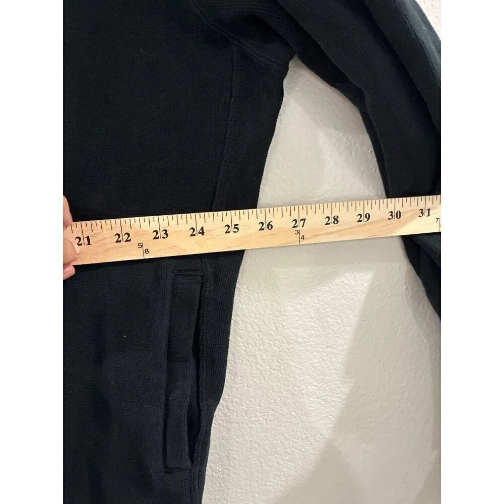 Polo Ralph Lauren 'sweatshirt Mens Vintage Full Zip Mock Neck Size XL Black